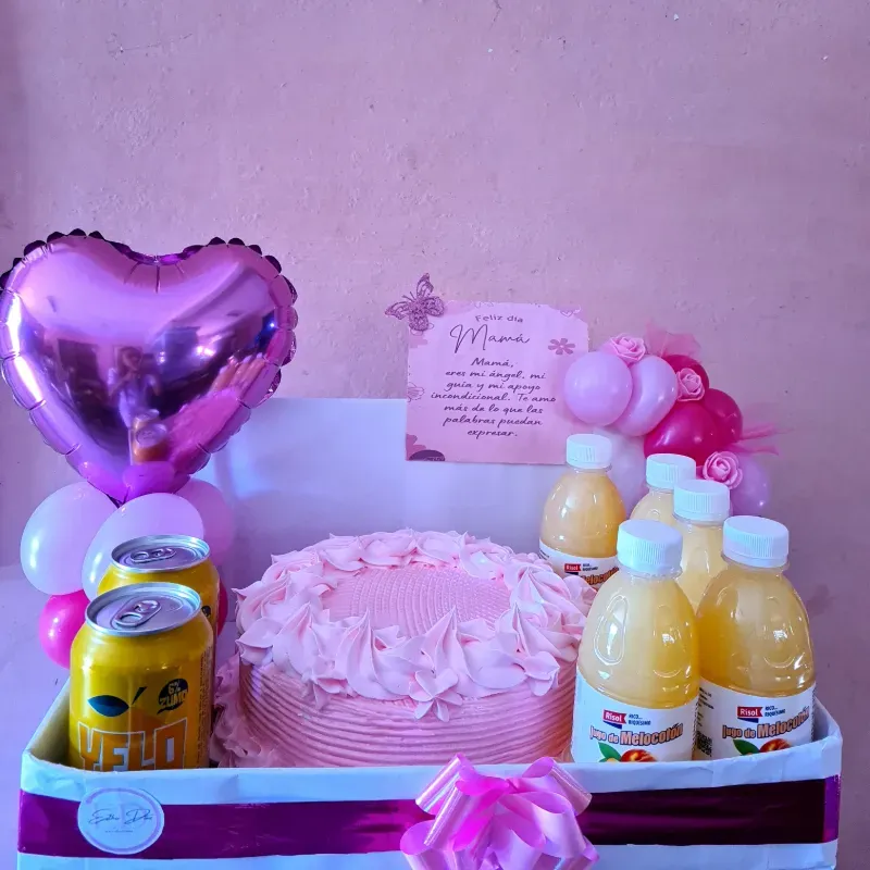 Caja con dulce 