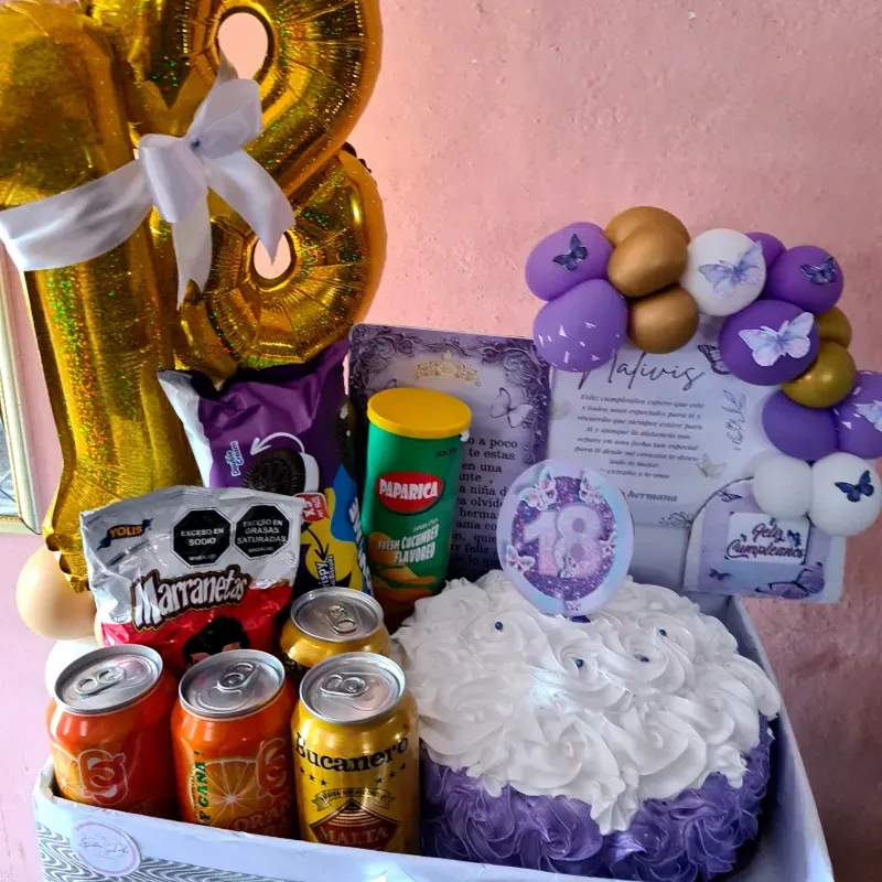 Cajas con dulce 