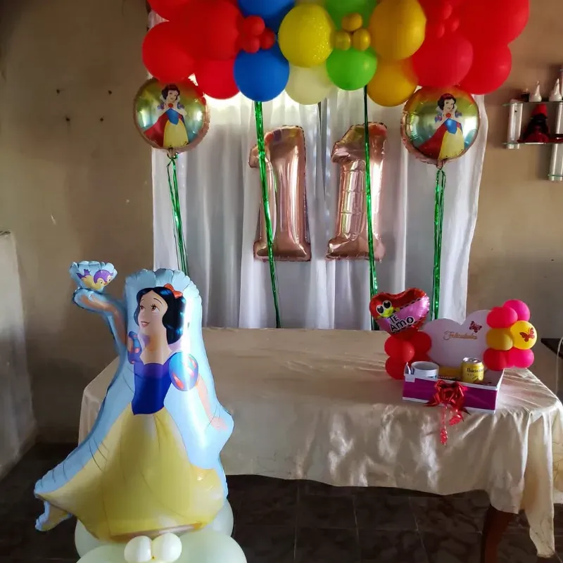 Decoración de blanca nieves 