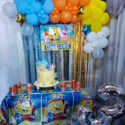 Decoración de bob esponja 