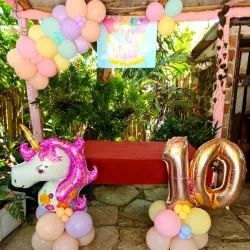 Decoración temática unicornio 🦄