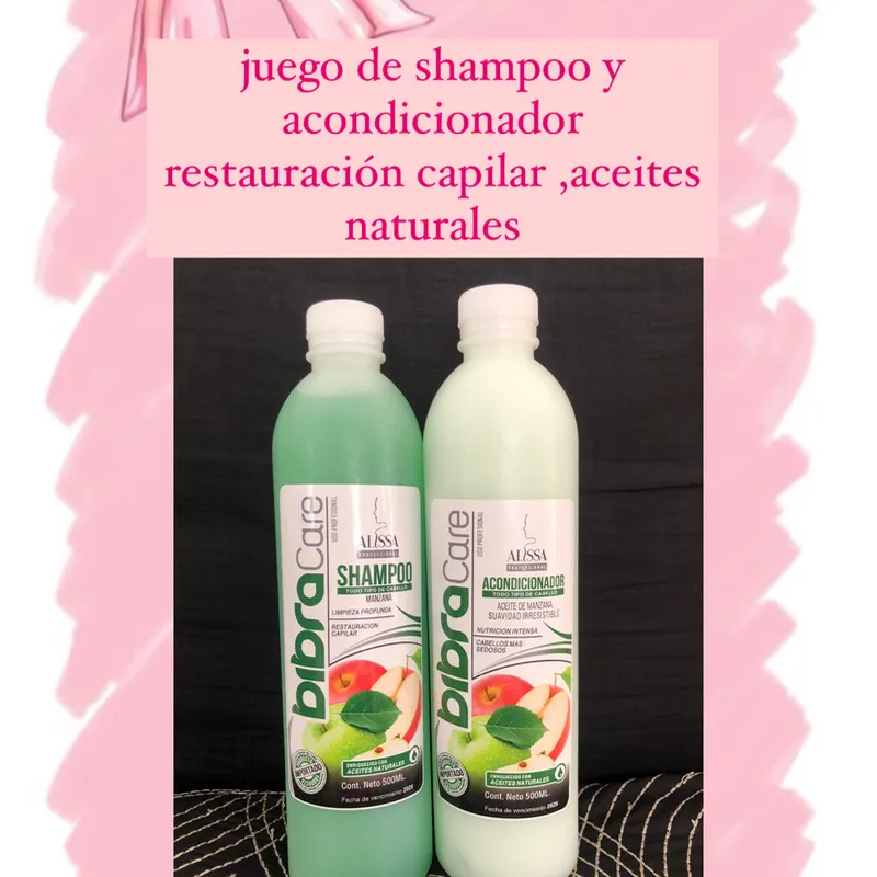 juego de shampoo y acondicionador BibraCare✨