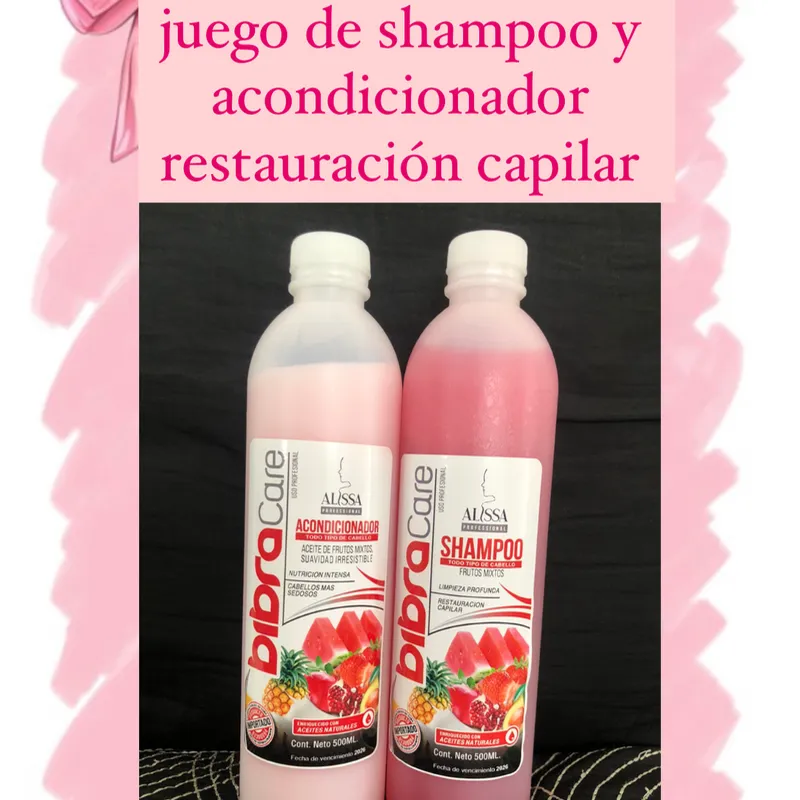 juego de shampoo y acondicionador BibraCare✨