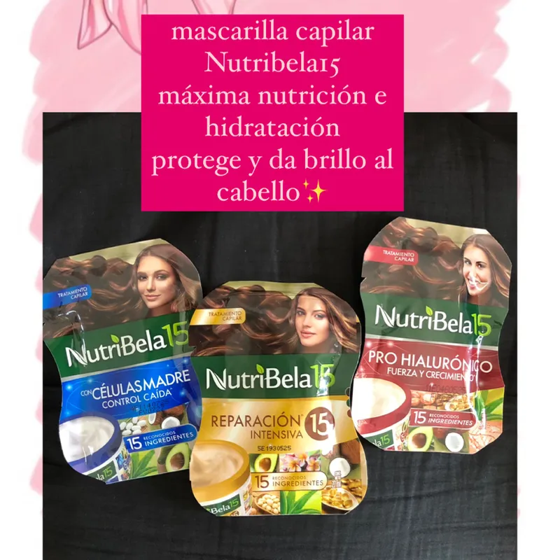 Mascarilla capilar NutriBela 15✨