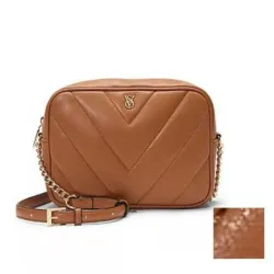 🤎 Bolso Bandolera Acolchado Chevron