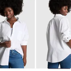 🤍Camisa Blanca Pink 