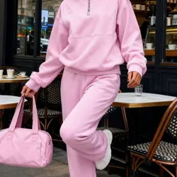 💗 Conjunto de Abrigo Rosa 💗