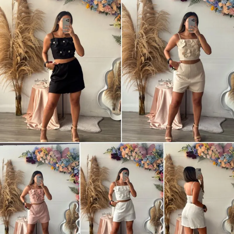 Conjuntos de short elegantes 
