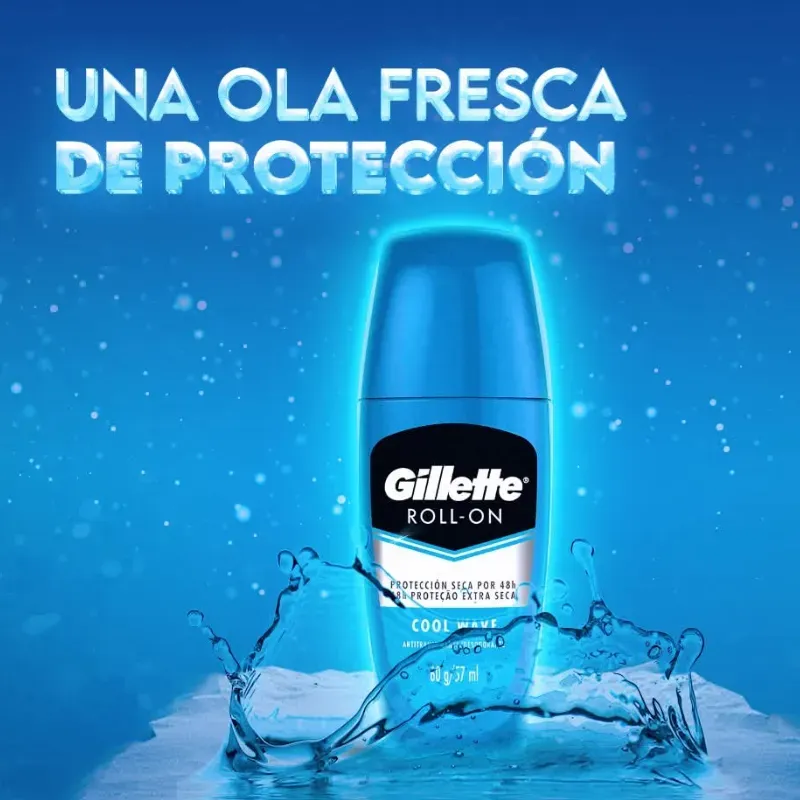 🩵Gillette Roll-On - Cool Wave (57ml)🩵