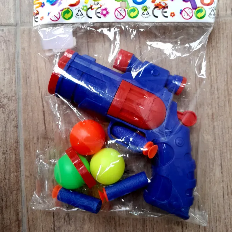 Juguete Pistola con balas 