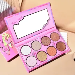 💖 Paleta de Iluminadores "Makeup Attitude" 8 Colores 💖