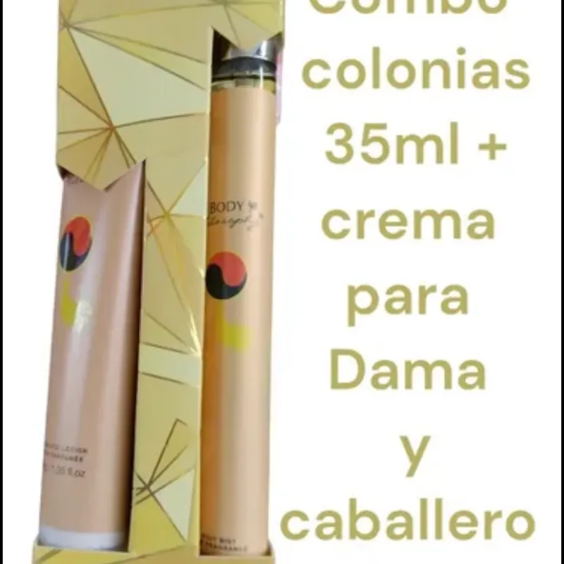 Set de perfume y crema 