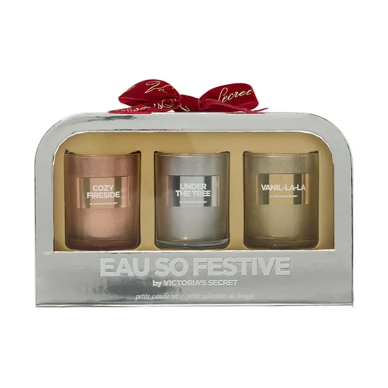 🕯️ Set de Velas Petite "Eau So Festive" de Victoria's Secret