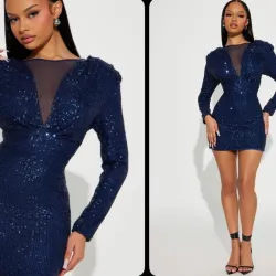 Vestido de lentejuelas 💙