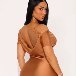 🧡 Vestido escote en la espalda largo 🧡