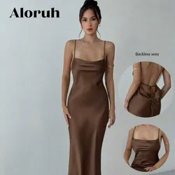 🤎 Vestido largo satinado 🤎