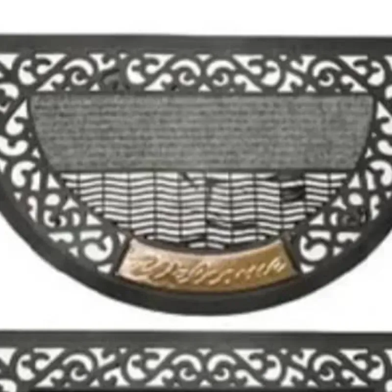 Alfombra engomadas semi circulares