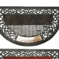 Alfombra engomadas semi circulares