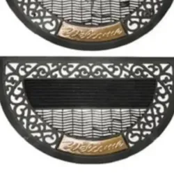 Alfombra engomadas semi circulares