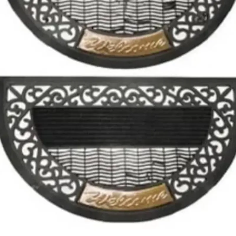 Alfombra engomadas semi circulares