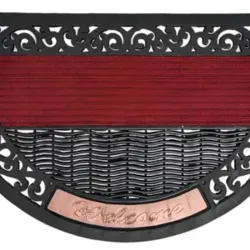 Alfombra engomadas semi circulares