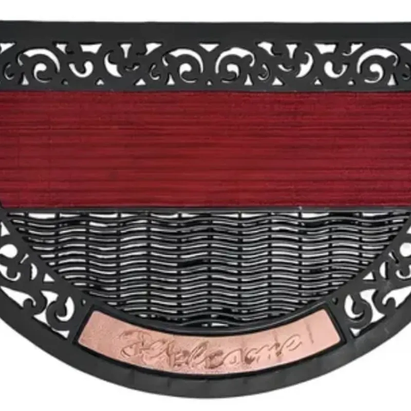 Alfombra engomadas semi circulares