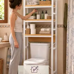 Estante organizador para baño