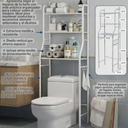 Estante organizador para baño