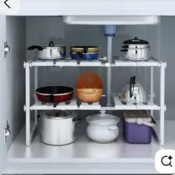 Estante para bajo de fregadero o meseta de cocina