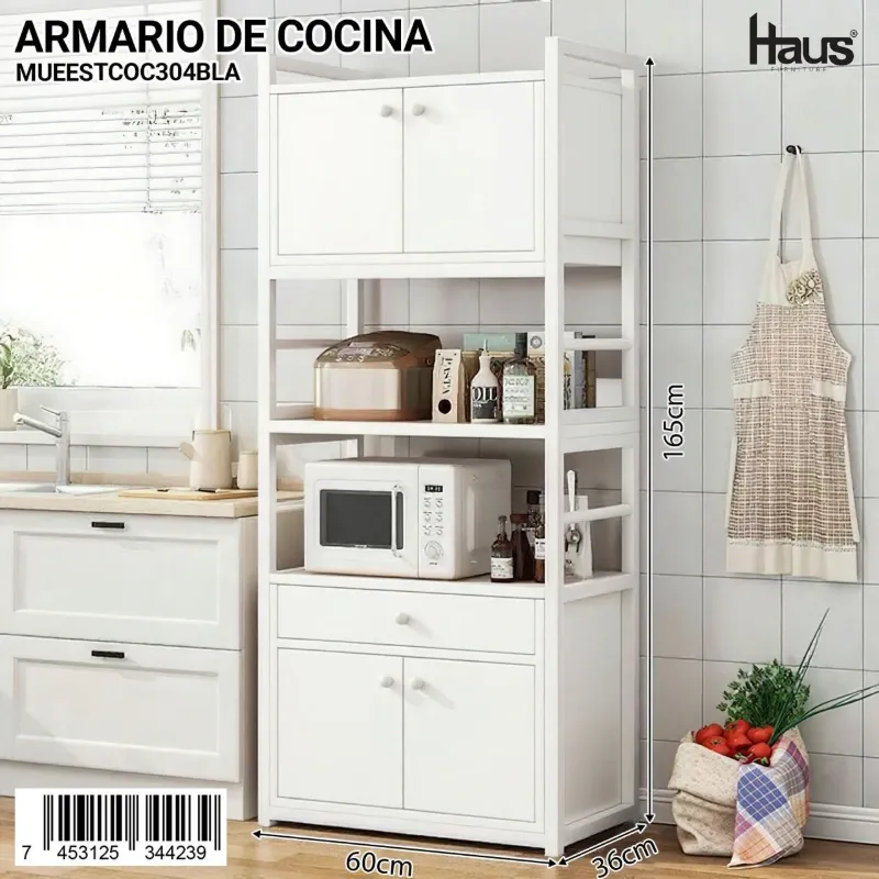 Estante para cocina de metal