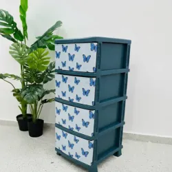 Gavetero plástico de 4 niveles 