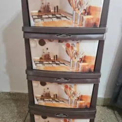 Gavetero plástico de 4 niveles 