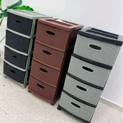 Gavetero plástico de 4 niveles