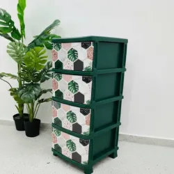 Gavetero plástico de 4 niveles 