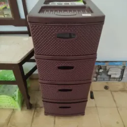 Gavetero plástico de 4 niveles 