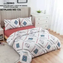 Juego de Edredón y sabanas KING SIZE