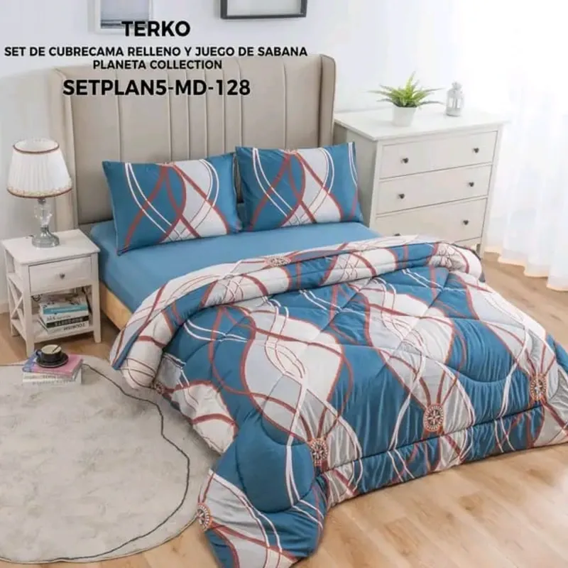 Juego de Edredón y sabanas KING SIZE