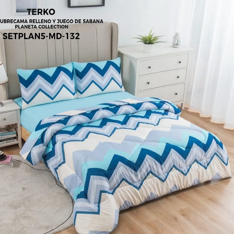 Juego de Edredón y sabanas KING SIZE