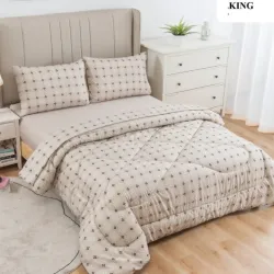 Juego de Edredón y sabanas KING SIZE