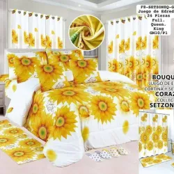 Juegos de edredon, cortinas y juego de baño