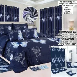Juegos de edredon, cortinas y juego de baño
