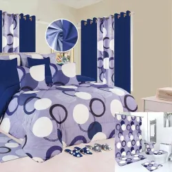 Juegos de edredon, cortinas y juego de baño talla FULL