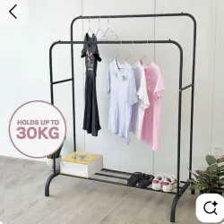 Percha doble de ropa