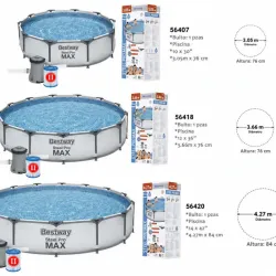 Piscina de lona importada Bestway