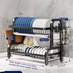 Platero / escurridor de 2 niveles