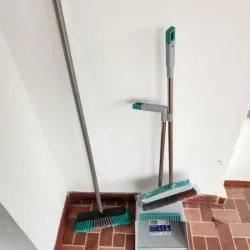 Recogedor + escoba de palo corto