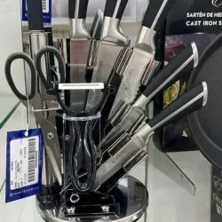 Set de cuchillos en base giratoria