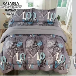 Set de edredón y juego de sábanas (5 pcs)