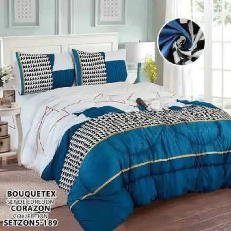 Set de edredón y juego de sábanas (5 pcs)