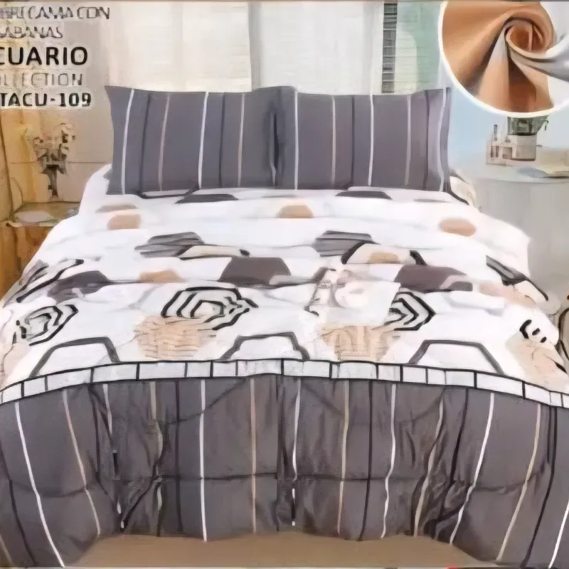 Set de edredón y juego de sábanas (5 pcs)